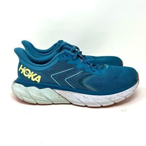 Hoka One One Arahi 5 men’s Running Shoes Size 11B Mosaic Blue Luminary Green